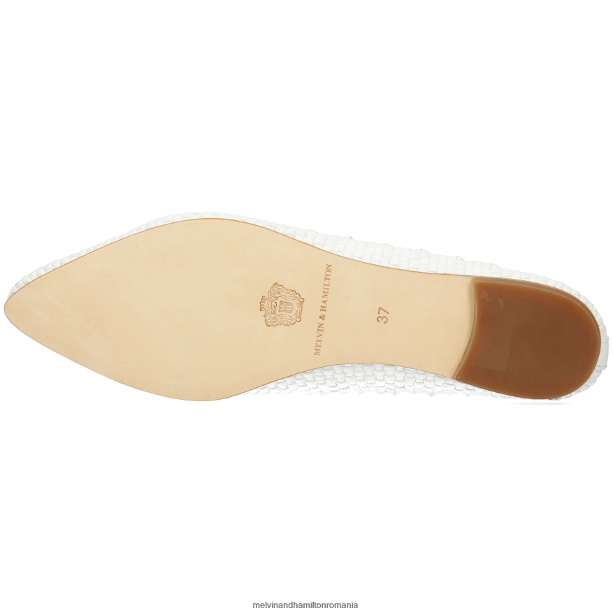 femei Melvin & Hamilton alexa 40 alb pompe de balet 2R24J41976