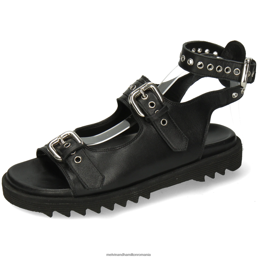 femei Melvin & Hamilton Wilma 37 negru sandale 2R24J41935