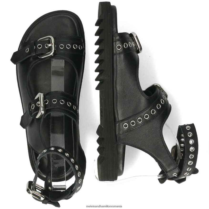 femei Melvin & Hamilton Wilma 37 negru sandale 2R24J41935